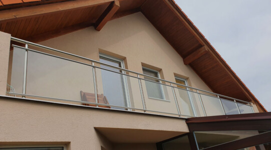 Stavebnicové hliníkové zábradlí 9